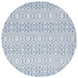 Safavieh Montauk 6'-0" x 6'-0" Rug in Navy / Beige