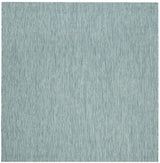 Safavieh Courtyard 6'-7" x 6'-7" Rug in Aqua / Aqua