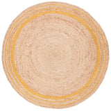 Safavieh Natural Fiber 3'-0" x 3'-0" Rug in Beige / Gold