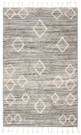 Safavieh Casablanca 4'-0" x 6'-0" Rug in Grey / Ivory