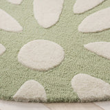 Safavieh Safavieh Kids 5'-0" x 5'-0" Rug in Sage / Ivory