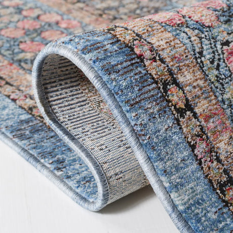 Safavieh Crimson 5'-0" x 7'-0" Rug in Blue / Black