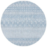 Safavieh Courtyard 5'-3" x 5'-3" Rug in Ivory / Navy