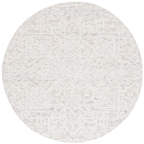 Safavieh Ebony 6'-0" x 6'-0" Rug in Ivory / Silver