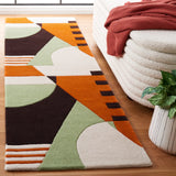 Safavieh Rodeo Drive 2'-3" x 8'-0" Rug in Green / Brown