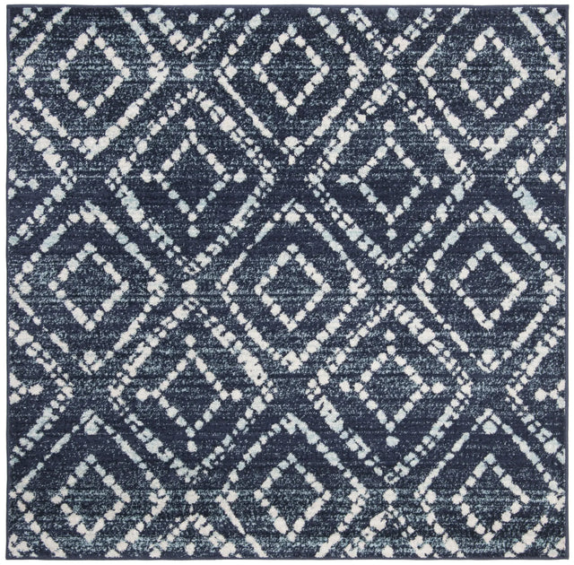 Safavieh Adirondack 6'-0" x 6'-0" Rug in Navy / Ivory