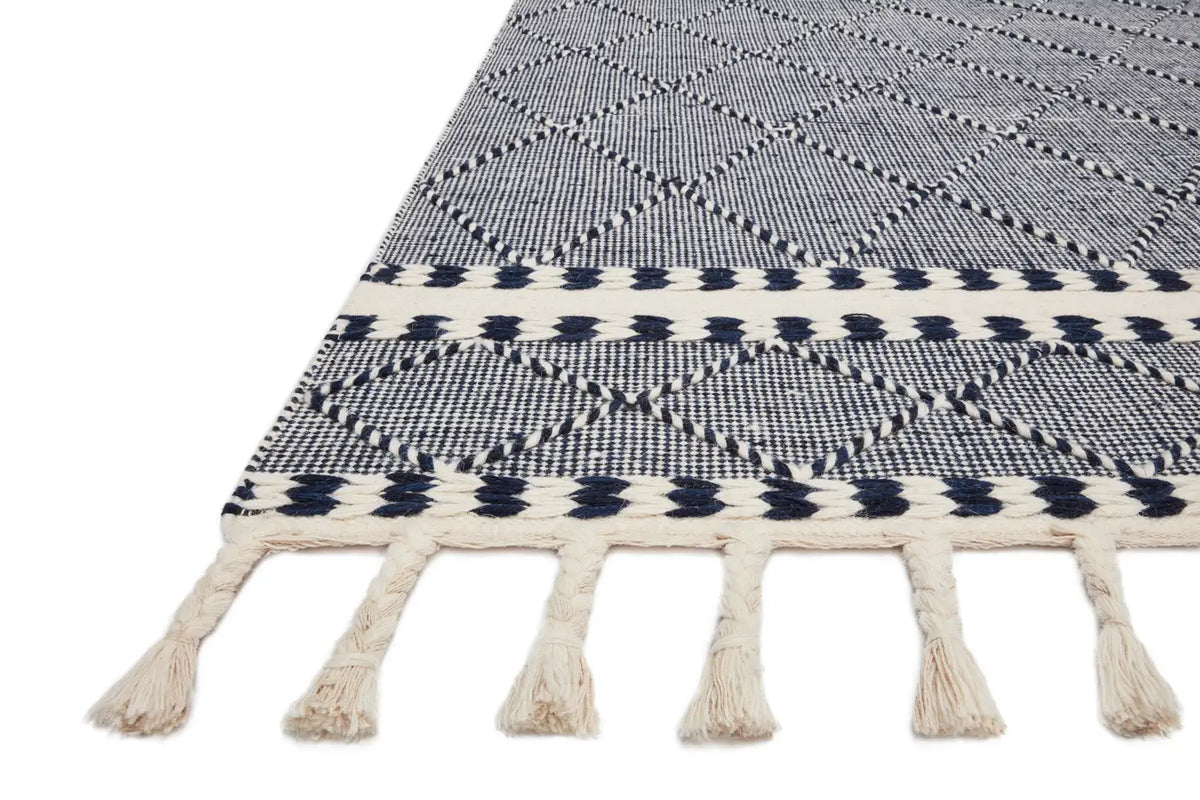 Loloi Sawyer Saw-02 Navy Rugs - rug corner