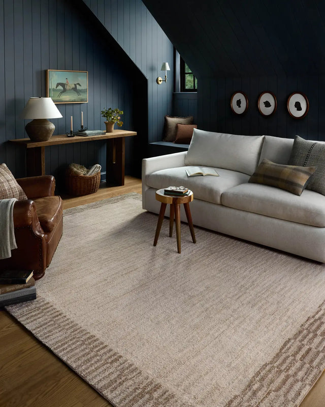 Chris Loves Julia x Loloi Calvin CLV-04 Ivory / Pebble Rug - room scene 3