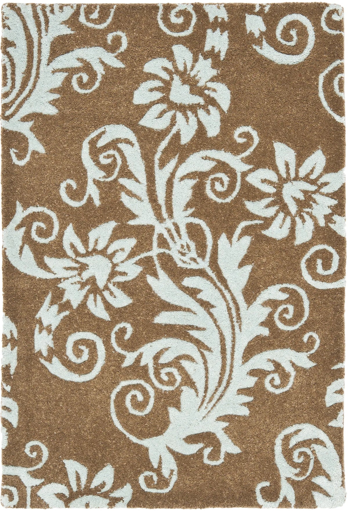 Safavieh Soho 2'-0" x 3'-0" Rug in Light Brown / Blue