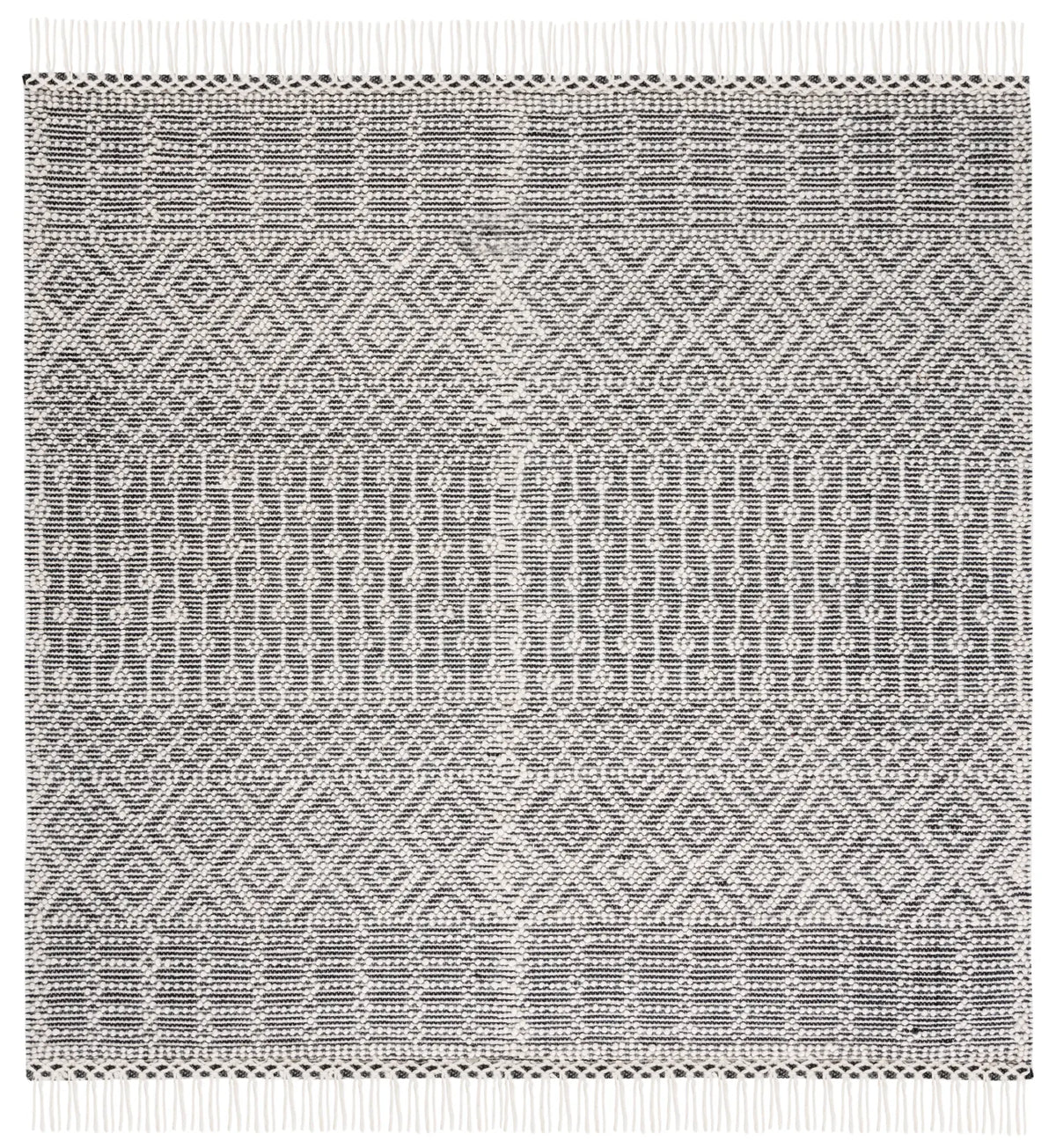 Safavieh Natura 6'-0" x 6'-0" Rug in Ivory / Black