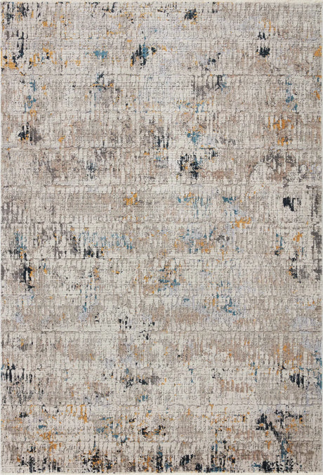 Loloi Leigh Lei-06 Ivory/Granite Rugs - main flat