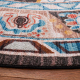 Safavieh Riviera 6'-7" x 6'-7" Rug in Beige / Charcoal