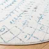 Safavieh Tulum 6'-7" x 6'-7" Rug in Ivory / Turquoise