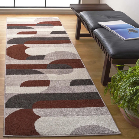Safavieh Adirondack 2'-1" x 8'-0" Rug in Beige / Rust