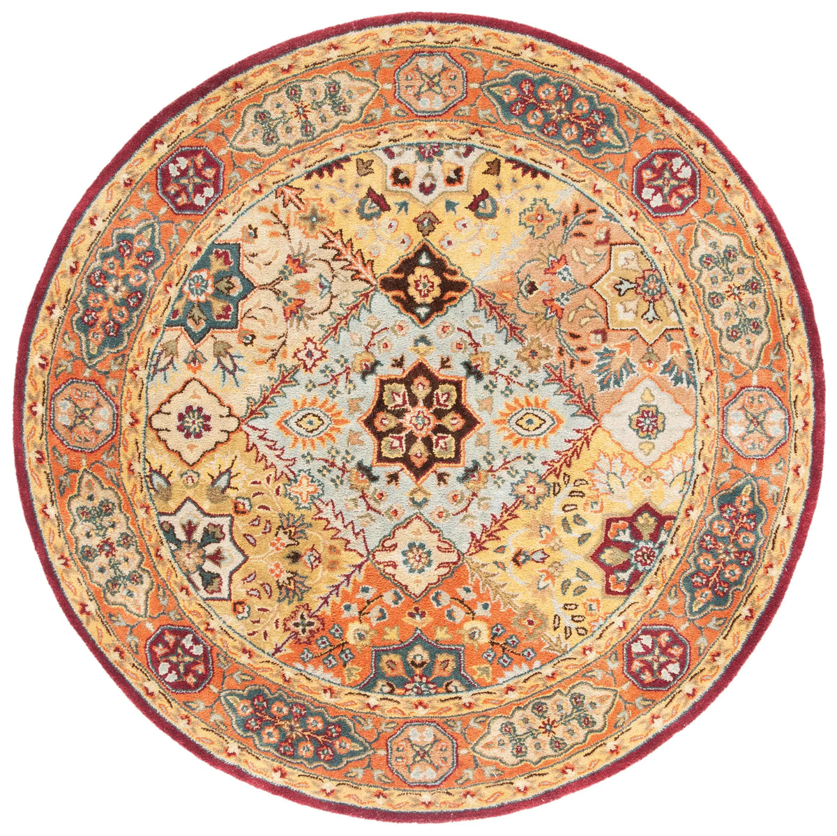 Safavieh Persian Legend 6'-0" x 6'-0" Rug in Red / Rust