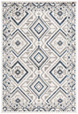 Safavieh Pyramid 4'-5" x 6'-5" Rug in Ivory / Grey Navy