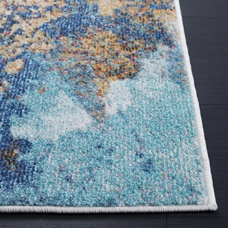 Safavieh Phoenix 500 4'-5" x 6'-5" Rug in Blue