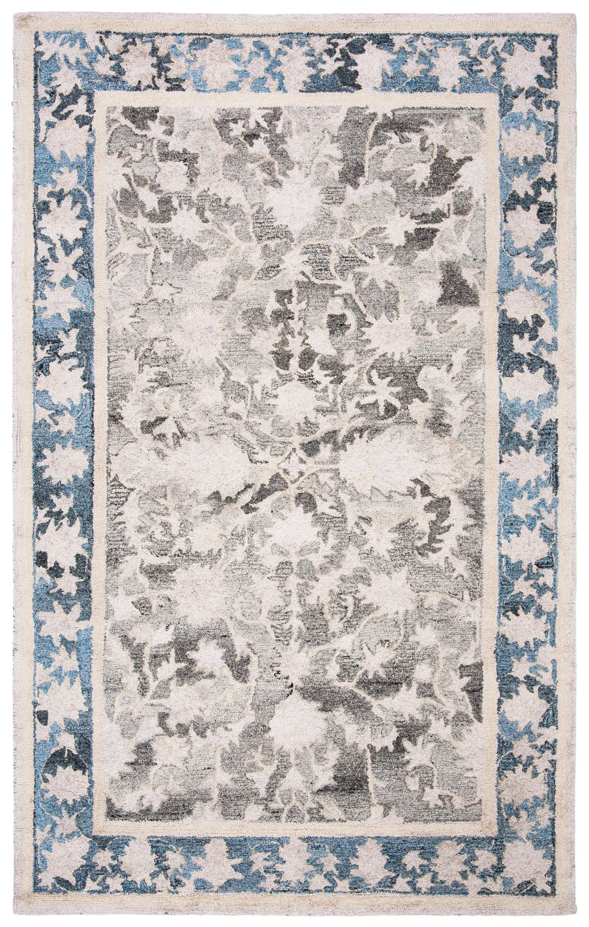 Safavieh Abstract 4'-0" x 6'-0" Rug in Beige / Blue