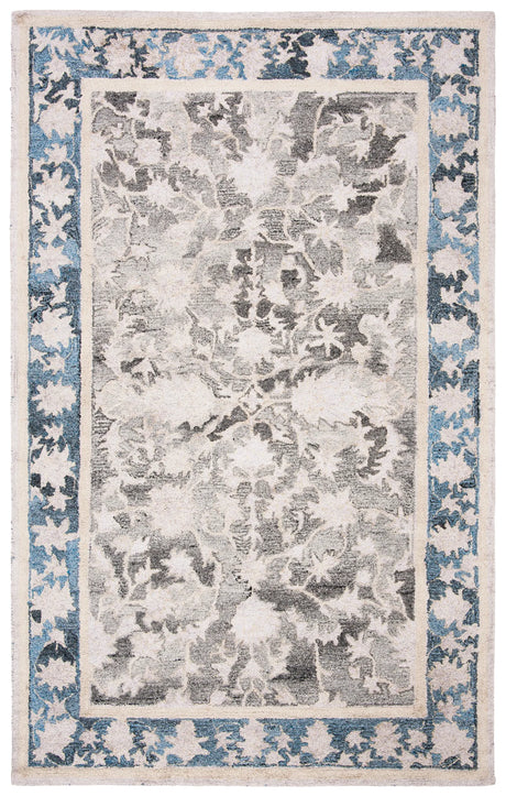 Safavieh Abstract 4'-0" x 6'-0" Rug in Beige / Blue
