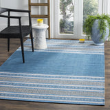 Safavieh Montauk 4'-0" x 6'-0" Rug in Blue / Grey