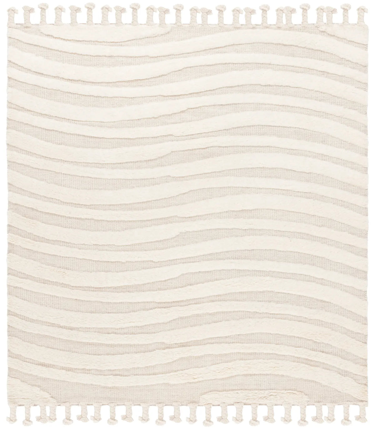 Safavieh Casablanca 6'-0" x 6'-0" Rug in Ivory / Light Grey