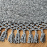 Safavieh Sahara 5'-0" x 5'-0" Rug in Charcoal