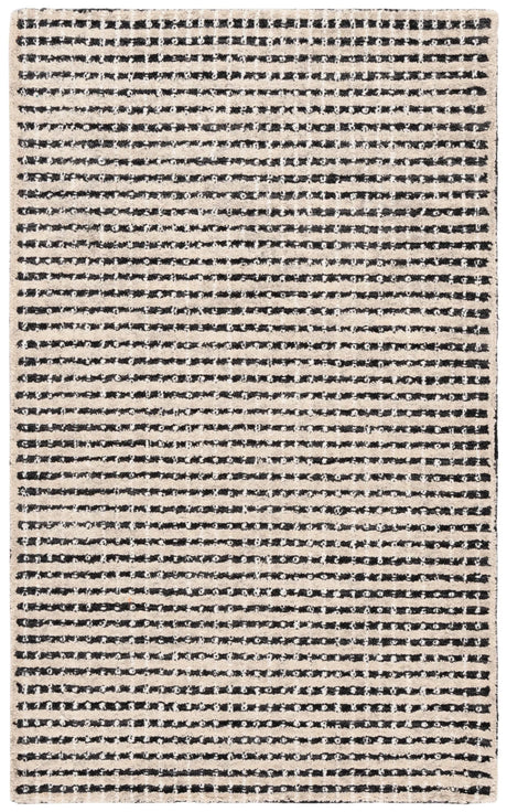 Safavieh Abstract 3'-0" x 5'-0" Rug in Black / Ivory