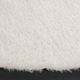 Safavieh Lindsay Shag 6'-7" x 6'-7" Rug in Ivory