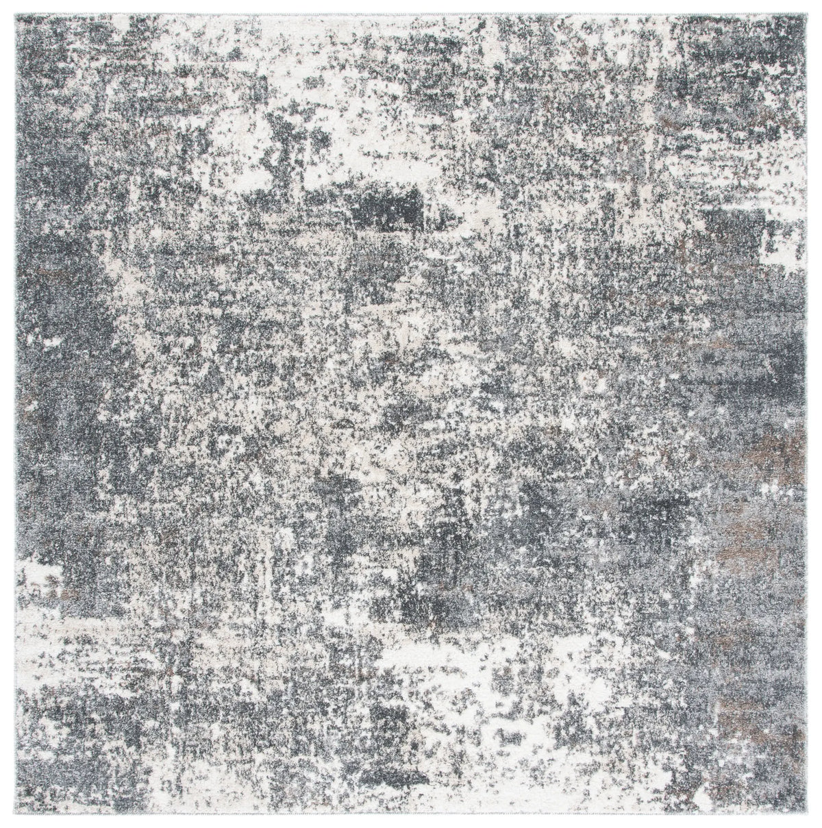 Safavieh Aston 6'-7" x 6'-7" Rug in Grey / Ivory