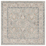 Safavieh Metro 6'-0" x 6'-0" Rug in Grey / Rust