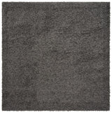 Safavieh Sga-Athens Shag 6'-7" x 6'-7" Rug in Dark Grey