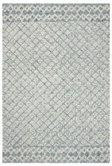Safavieh Abstract 3'-0" x 5'-0" Rug in Blue / Ivory
