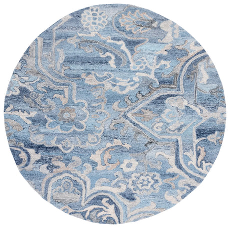 Safavieh Marquee 5'-0" x 5'-0" Rug in Blue / Grey