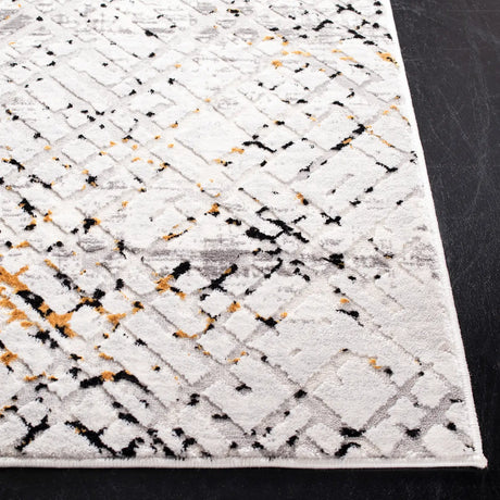 Safavieh Amalfi 4'-0" x 6'-0" Rug in Cream / Charcoal
