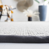 Safavieh Palm Beach 5'-0" x 8'-0" Rug in Grey / Dark Grey