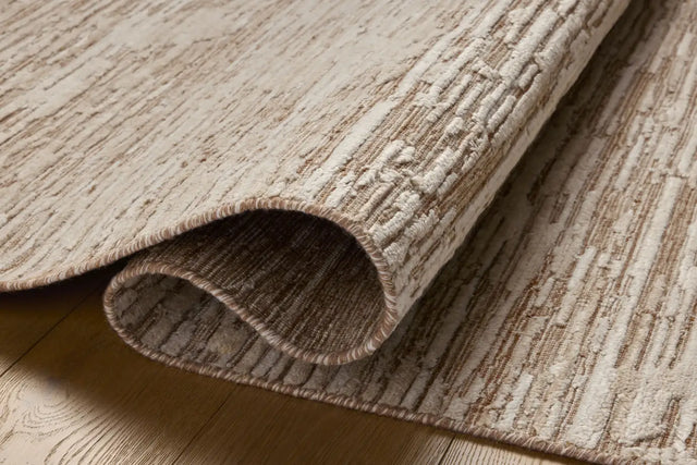 Jean Stoffer x Loloi Daniel DAN-02 Natural Rug - pile height