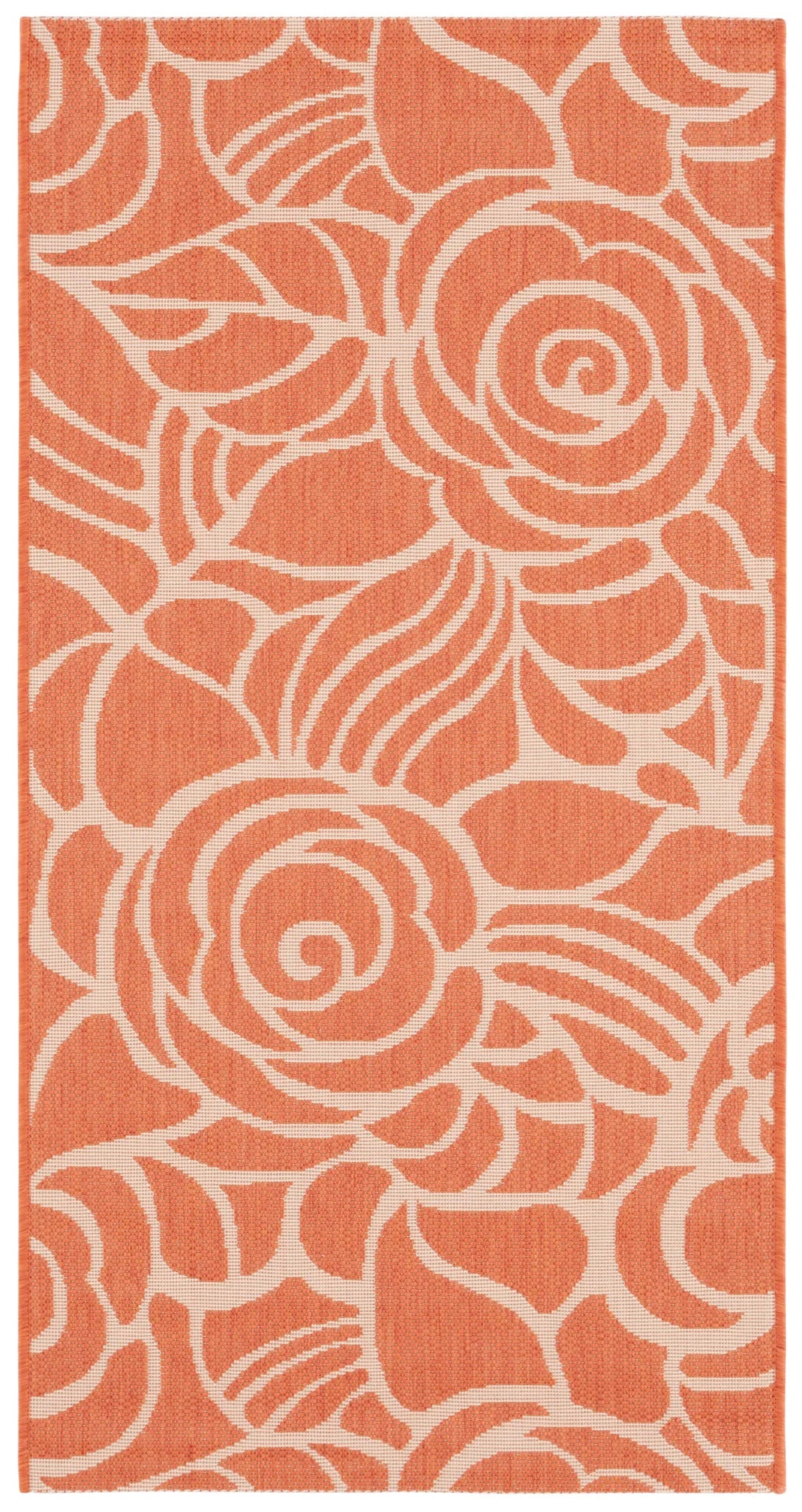 Safavieh Courtyard 2'-7" x 5'-0" Rug in Rust / Sand