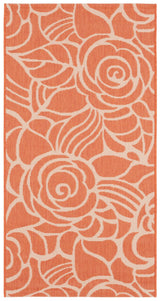 Safavieh Courtyard 2'-7" x 5'-0" Rug in Rust / Sand