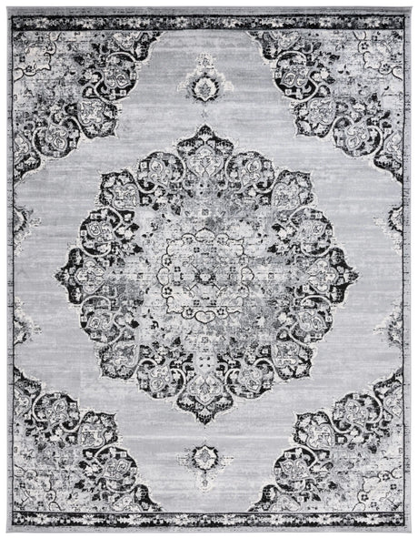 Safavieh Brentwood 10'-0" x 13'-0" Rug in Grey / Black