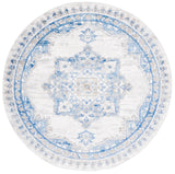 Safavieh Shivan 100 6'-7" x 6'-7" Rug in Ivory / Blue
