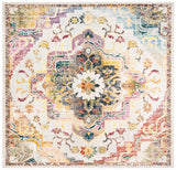 Safavieh Crystal 7'-0" x 7'-0" Rug in Light Blue / Grey