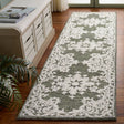 Safavieh Marquee 2'-3" x 8'-0" Rug in Green / Ivory