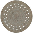 Safavieh Natural Fiber 3'-0" x 3'-0" Rug in Grey