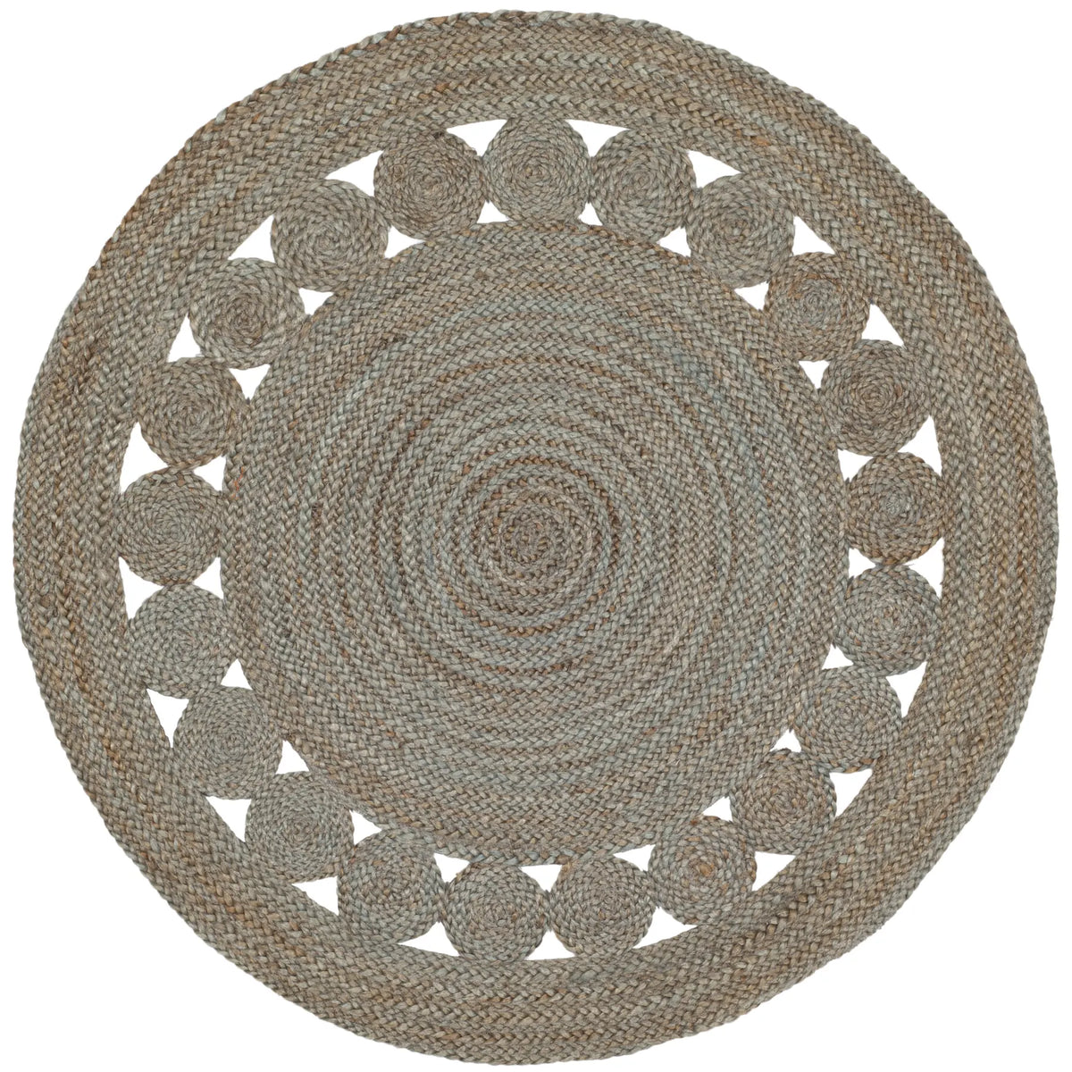 Safavieh Natural Fiber 3'-0" x 3'-0" Rug in Grey