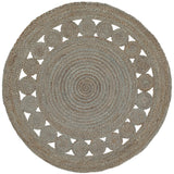 Safavieh Natural Fiber 3'-0" x 3'-0" Rug in Grey