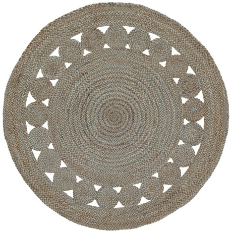 Safavieh Natural Fiber 3'-0" x 3'-0" Rug in Grey