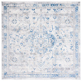 Safavieh Shivan 100 6'-7" x 6'-7" Rug in Ivory / Blue