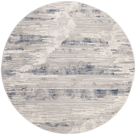 Safavieh Meadow 100 6'-7" x 6'-7" Rug in Grey / Ivory