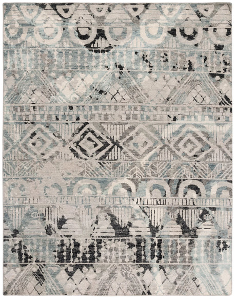 Safavieh Samarkand 10'-0" x 14'-0" Rug in Grey / Ivory