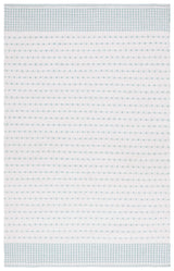 Safavieh Montauk 4'-0" x 6'-0" Rug in Aqua / Ivory